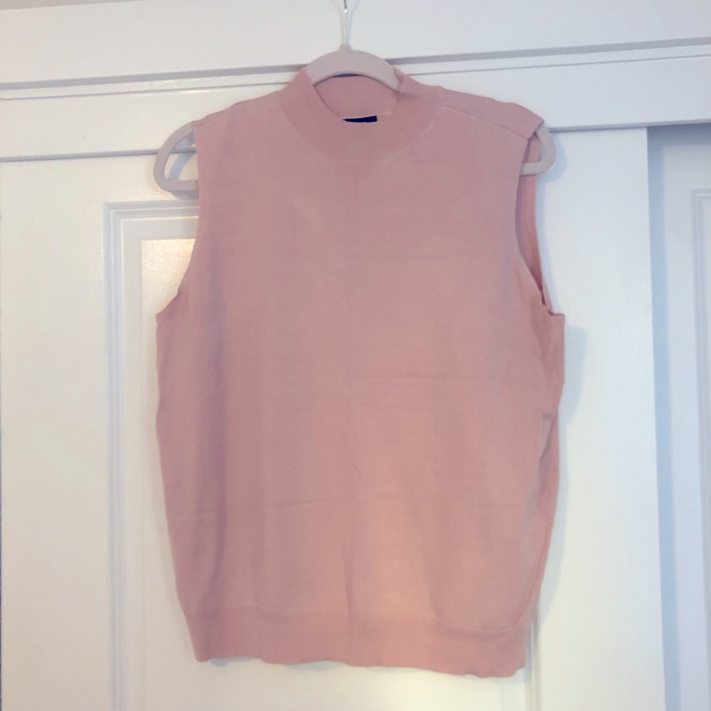 COPY - Worthington Womens Mock Neck Sleeveless Pullover Sweater